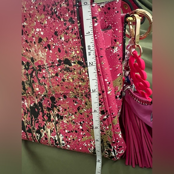 Anca Barbu Hand painted bag with strap - Picture 2 of 3